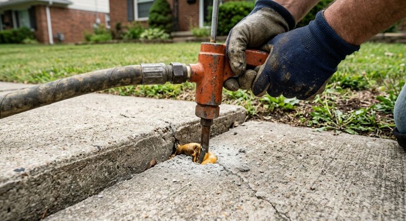 Concrete Poly Jacking in Columbus, OH