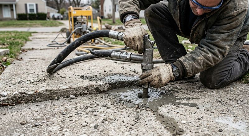 Concrete Slab Jacking in Denver, CO