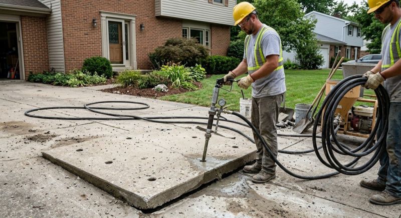 Concrete Slab Jacking in Denver, CO