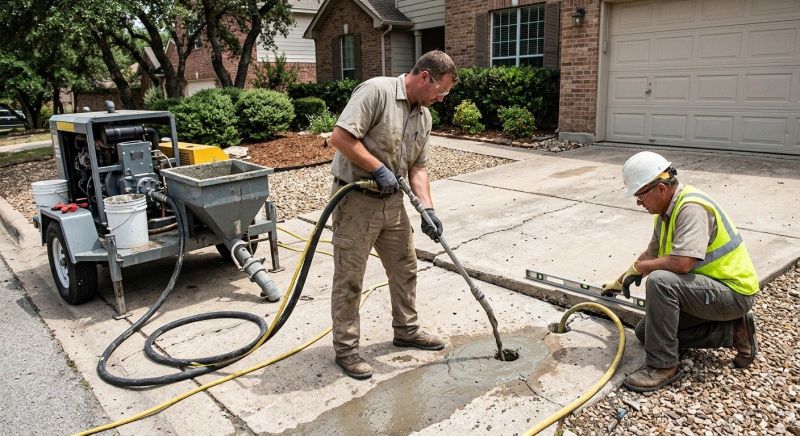 Patio Mudjacking in San Antonio, TX