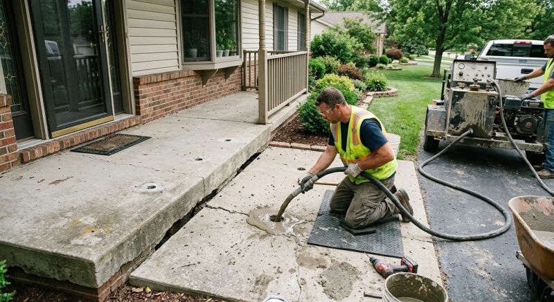 Porch Leveling in West Des Moines, IA