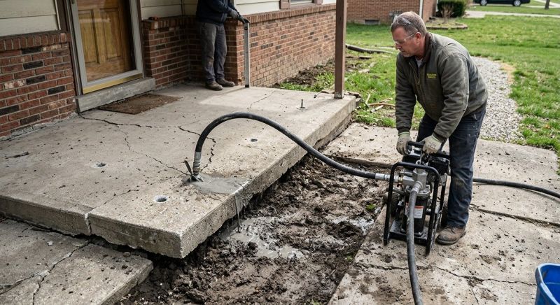 Slab Jacking in West Des Moines, IA